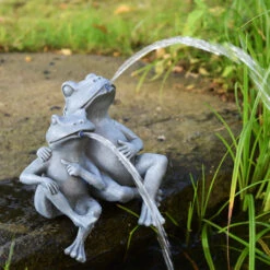 HEISSNER Teichfigur "Frosch-Paar", 28x18x30cm