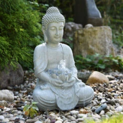 HEISSNER Teichfigur "Tempelfigur", 31x24x48cm