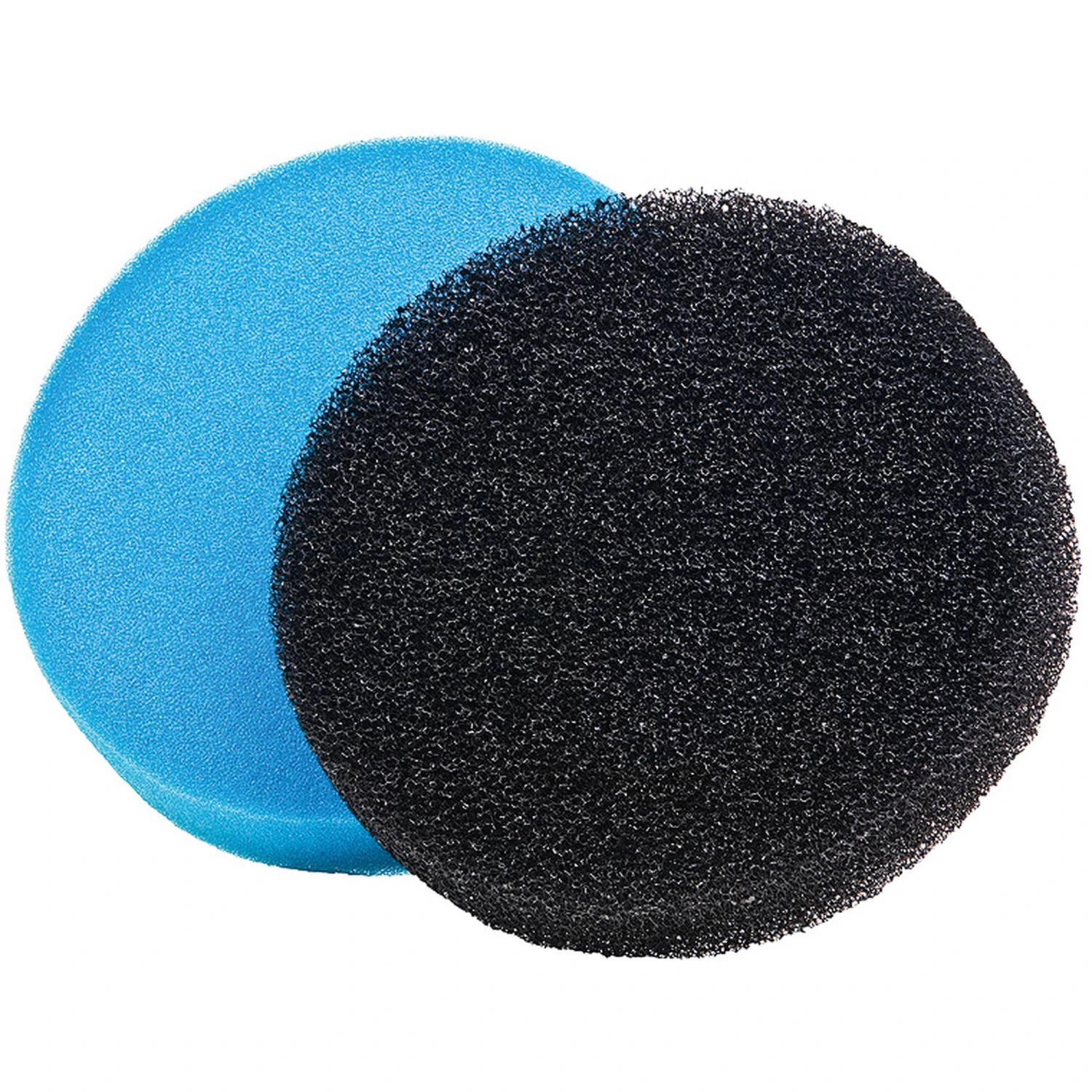 HEISSNER Filterschwamm Filtermaterial Filter Rund 2er Pack