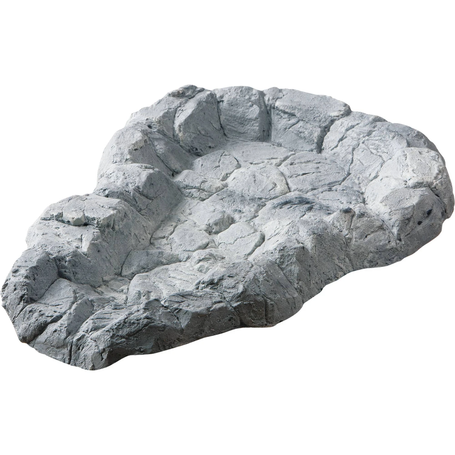 HEISSNER Bachlaufschale Felsgrau,60x43x6cm, M. Pumpenanschluß