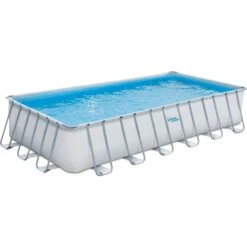 Elite Rechteck Frame Pool Set 732 X 366 X 132m Cm