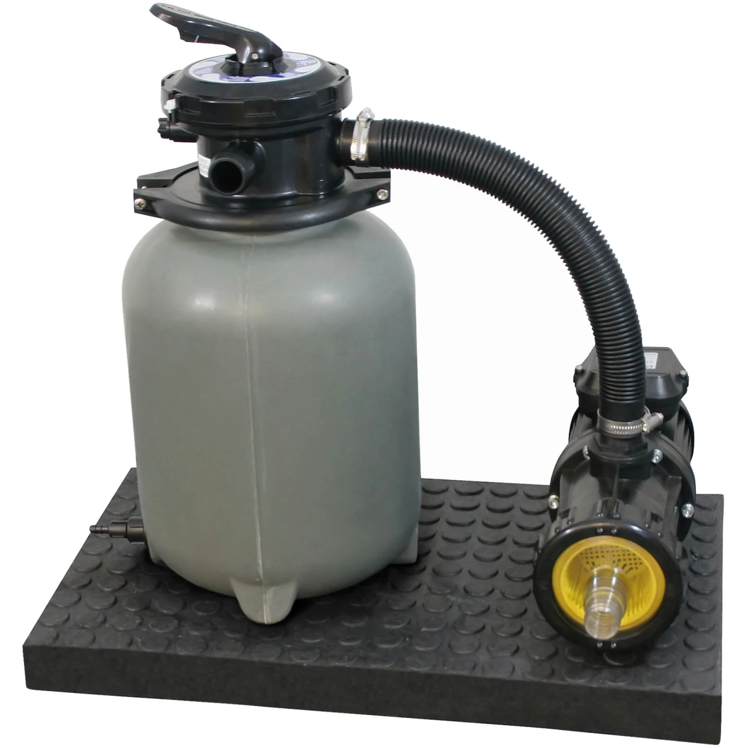 Sandfilteranlage 4 M³/h Pumpenleistung, 6-Wege-Ventil ,15kg Sand SF 128