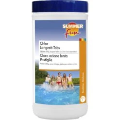 Summer Fun - Chlor Langzeit-Tabs - 200g Tabletten, 1,2 Kg