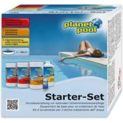 Planet Pool Wasserpflege Starter-Set - 3 Komponenten Chlorvariante