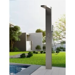 SUMMER FUN Gartendusche MONTSERAT, V2A Edelstahl, Ohne Plattform