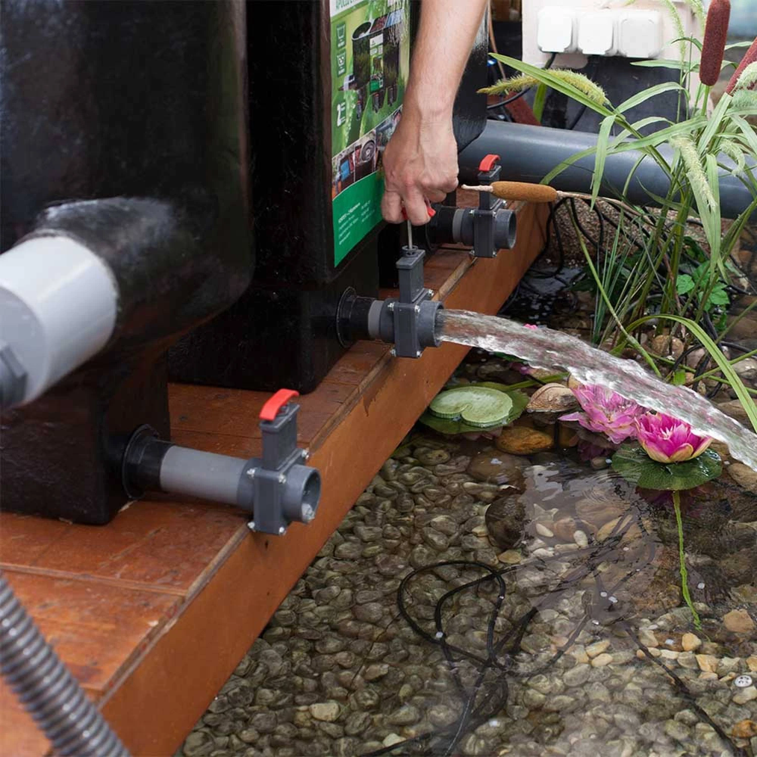 HEISSNER Teichfilter APOLLO XL Mit Vortex Und 3 Filterkammern, Bestückt – Bild 4