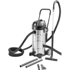 Heissner F650P-00 "Perfect"Teichschlammsauger Mit Dauerfunktion Edelstahl 1600 Watt