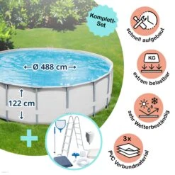 PolyGroup Elite Frame Pool Set 488 X 122 Cm (3000121)