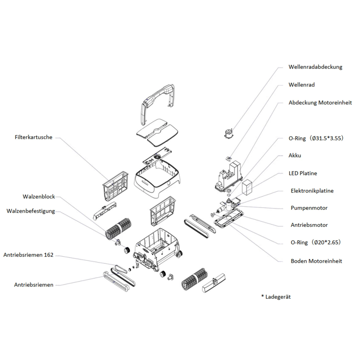 Antriebsmotor Für Orca 300, 300CL