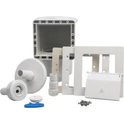 Einbauskimmer Komplett Set Mit Rücklaufdüse, Dichtung Und Teflonband