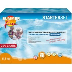 SUMMER FUN Wasserpflege-Grundausstattungsset Sauerstoff/ Maxipack 5,4 Kg