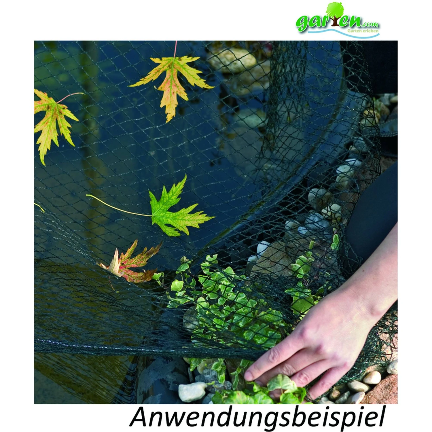 HEISSNER Laubschutznetz 6 X 3 M Teichnetz – Bild 2