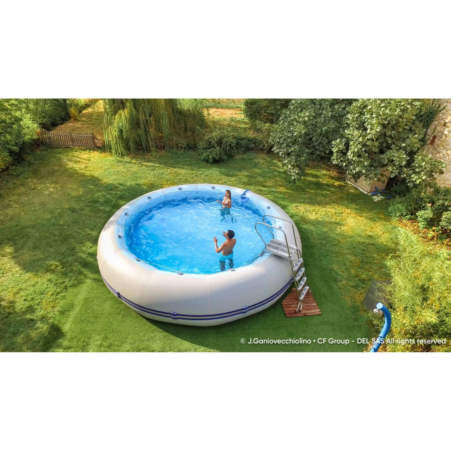 Zodiac Original Winky 5/105, Pool Rund, 630x120 Cm, Komplettset – Bild 2